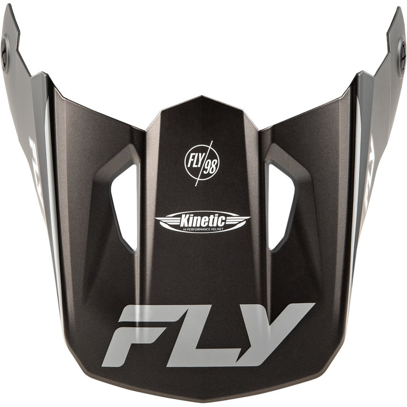 Kinetic Rally Helmet Visor Matte Grey/Black/White Xs/Sm