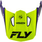 Kinetic Rally Helmet Visor Hi Vis/Blue/Black Md/Lg