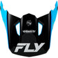Kinetic Rally Helmet Visor Blue/Black/White Xl/2x