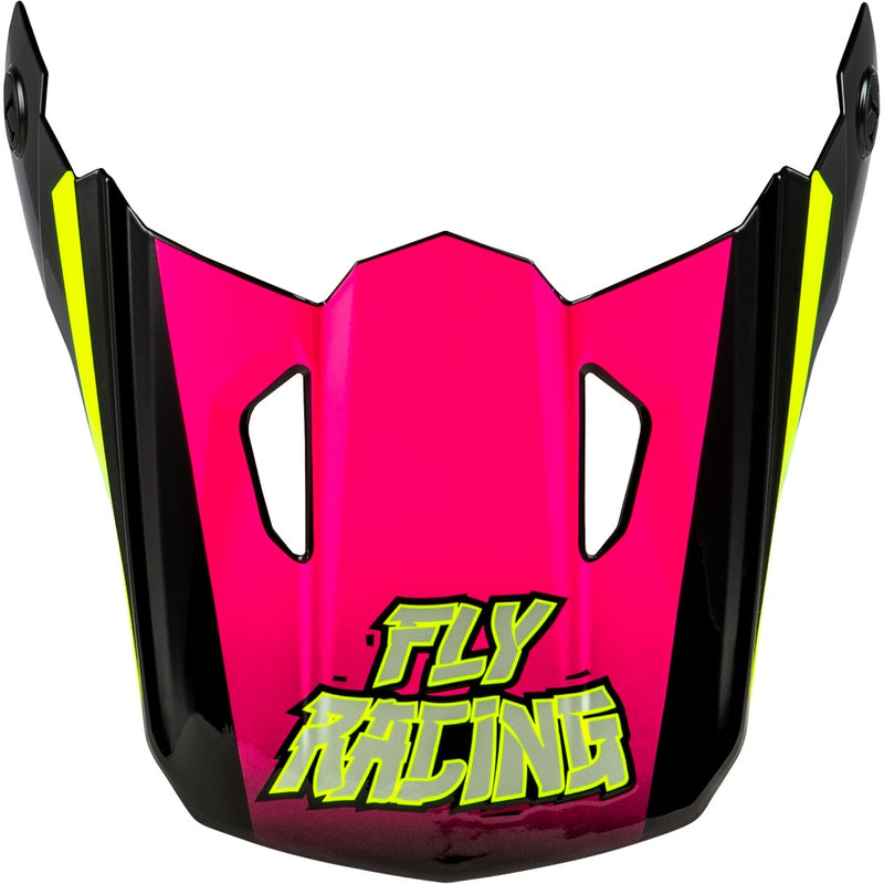Youth Kinetic Scorched Helmet Visor Neon Pnk/Hivis/Blk Ys Yl