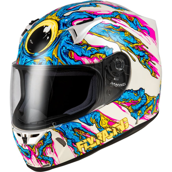Revolt Space Creep Helmet Light Blue/White/Pink Lg