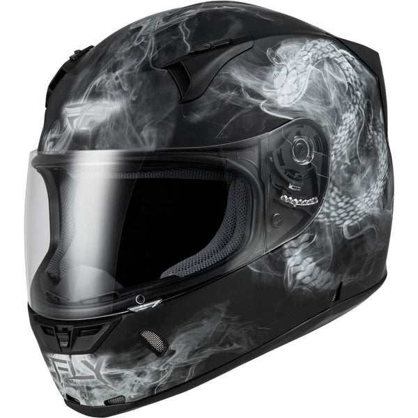 Revolt Coil Helmet Matte Black/White Xl