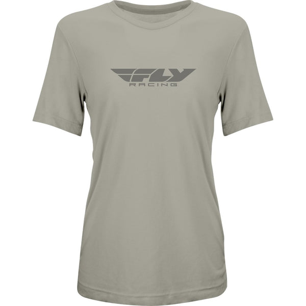 Women's Fly Origin Corp Tee Stone Heather Sm