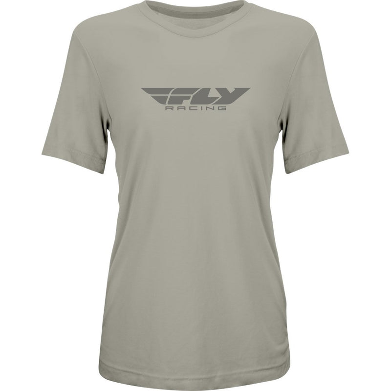 Women's Fly Origin Corp Tee Stone Heather Sm