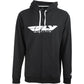 Fly Corporate Zip Up Hoodie Black Md