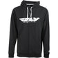 Fly Corporate Zip Up Hoodie Black Xl