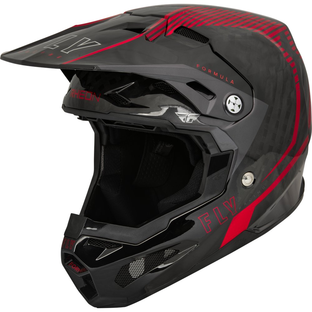 Formula Carbon Tracer Helmet Red/Black Sm