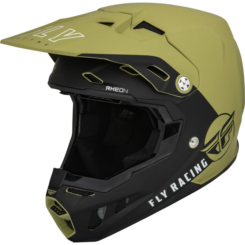 Youth Formula Cc Centrum Helmet Matte Olive Grn/Blk Yl