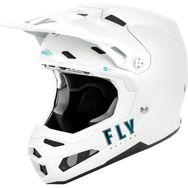 Youth Formula S Carbon Solid Helmet White Yl