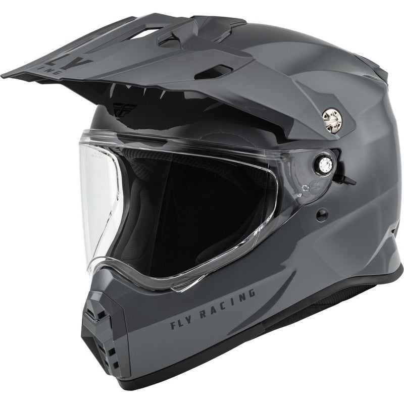 Trekker Solid Helmet Grey Sm