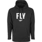 Fly Weekender Pullover Hoodie Black/White 2x