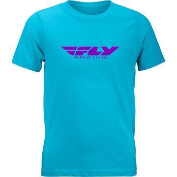 Youth Fly Corporate Tee Blue/Purple Ys