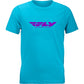 Youth Fly Corporate Tee Blue/Purple Yl