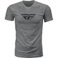 Fly F Wing Tee Dark Grey Heather Xl