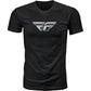 Fly F Wing Tee Black Md