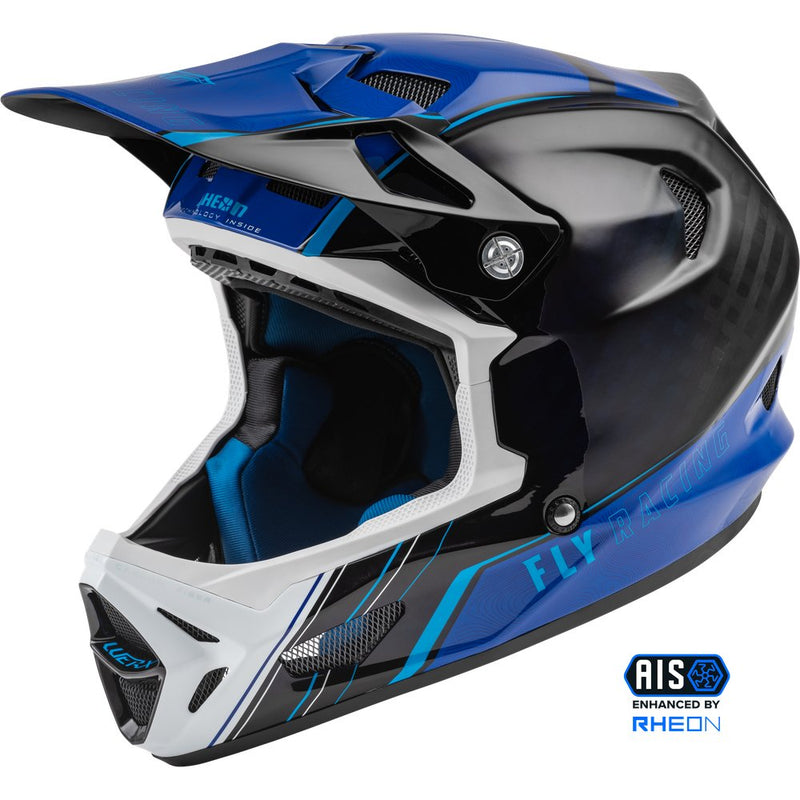 Youth Werx R Carbon Helmet Blue/Carbon Yl