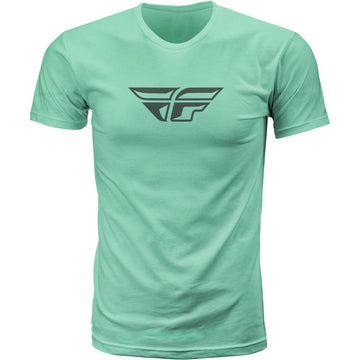 Fly F Wing Tee Sage/Grey 2x