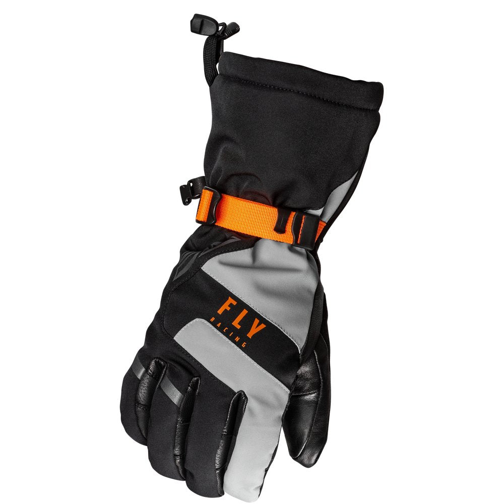 Highland Gloves Black/Grey/Orange Sm