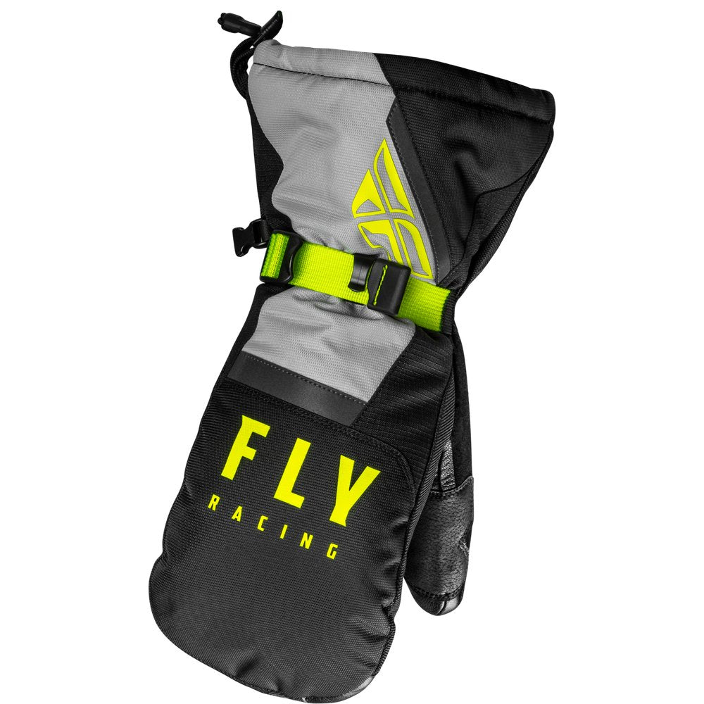 Cascade Mittens Black/Grey/Hi Vis Md