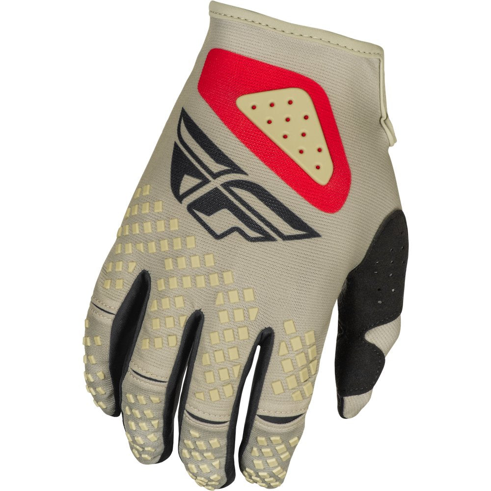 Kinetic Sym Gloves Light Grey/Red/Black Xl