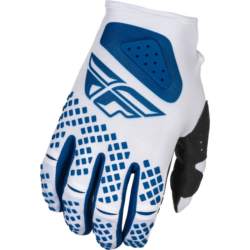 Kinetic Center Gloves White/Navy 2x