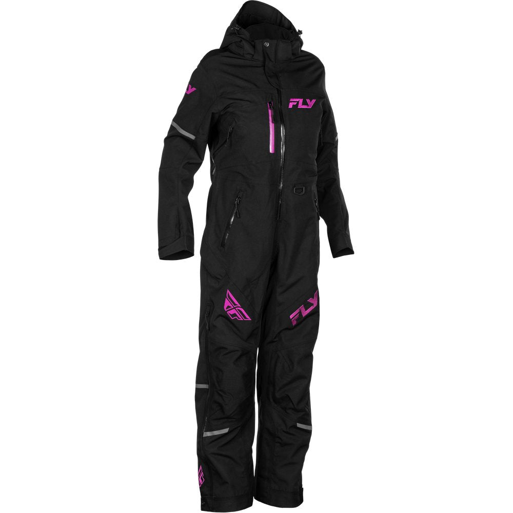 Women's Cobalt Shell Monosuit Black/Fuschia Sm