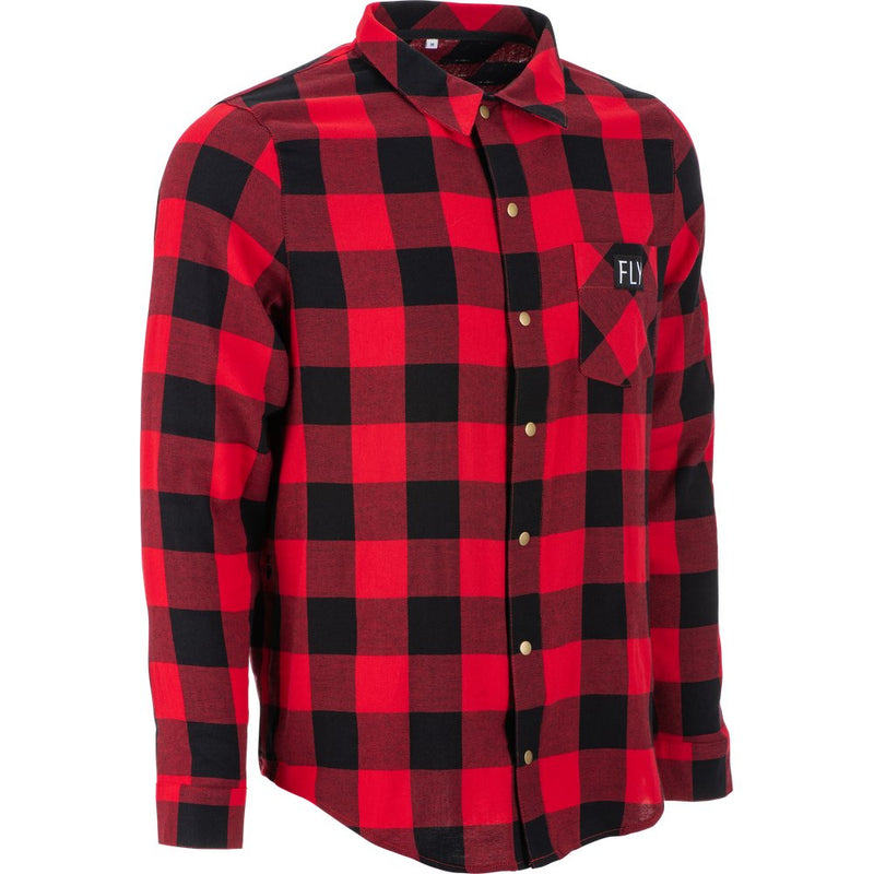Fly Tek Flannel Red/Black 2x