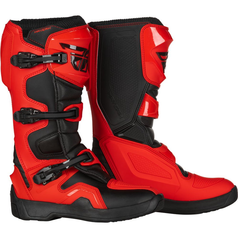 Maverik Boots Red/Black Sz 14