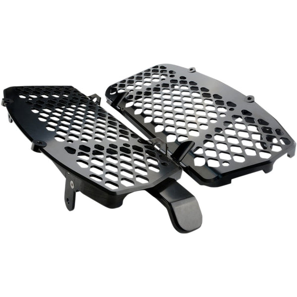 Trail Tech Radiator Guard Set - Black - Gas Gas/Husqvarna/KTM 0151-RB02