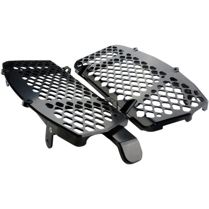 Trail Tech Radiator Guard Set - Black - Gas Gas/Husqvarna/KTM 0151-RB02