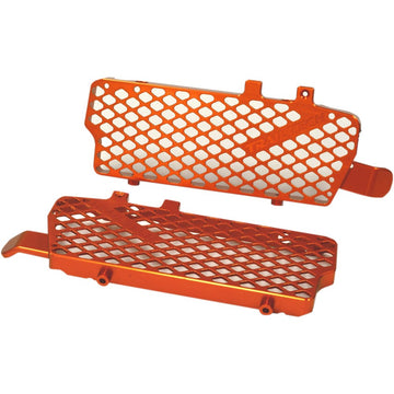 Trail Tech Radiator Guard Set - Orange - Husaberg/Husqvarna/KTM 0150-RB03