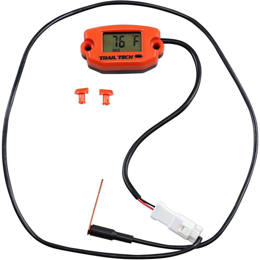 Trail Tech Universal Temperature Meter - Surface Mount - Black 742-EF8