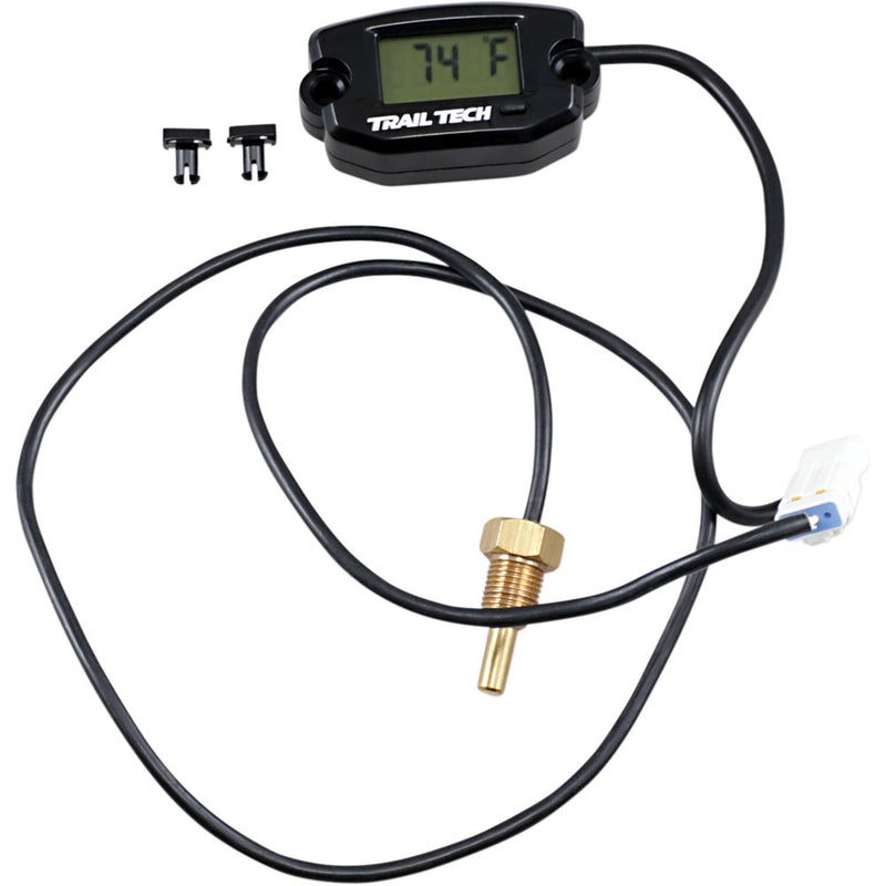 Trail Tech Universal Temperature Meter - Surface Mount - Black - 1/8"-28 BSPP 742-ES2