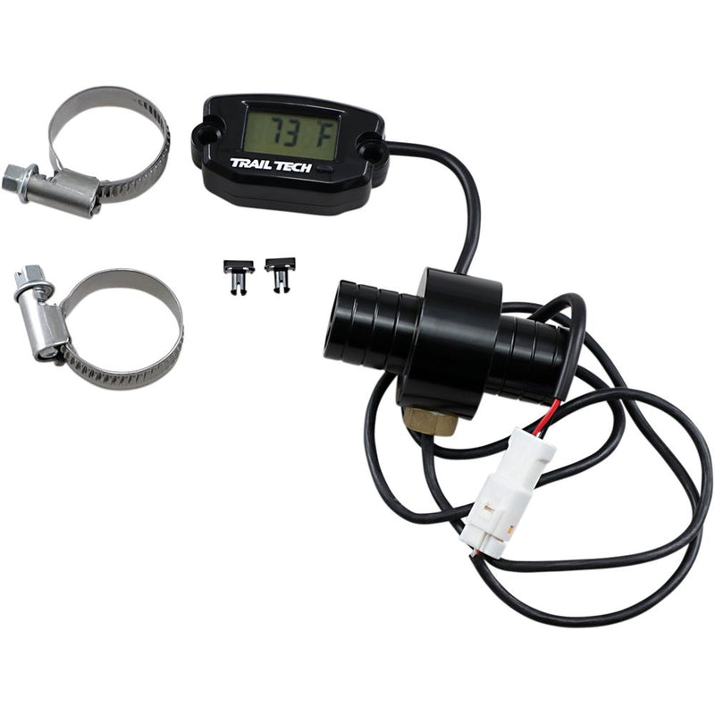 Trail Tech Temperature Meter - Surface Mount - Black - 19 mm 742-EH1