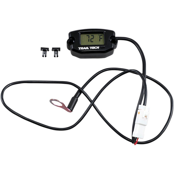 Trail Tech Universal Temperature Meter - Surface Mount - Black - 10 mm 742-ET1