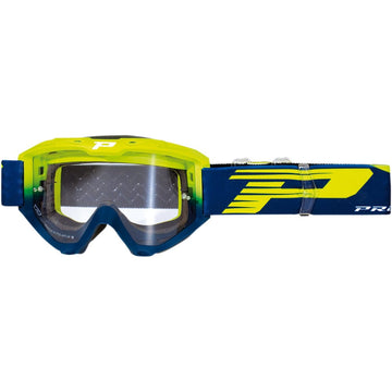 Pro Grip 3450 Riot Goggles - Yellow Fluo/Navy - Light Sensitive PZ3450GFBL