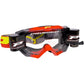 Pro Grip 3200 Roll-Off Goggle - Venom - Red/Gray - Clear Lens PZ3200ROROGR