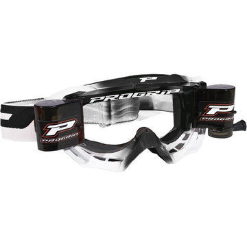 Pro Grip 3200 Roll-Off Goggle - Venom - Black/White - Clear Lens PZ3200RONEBI