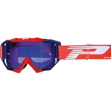 Pro Grip 3200 FL Goggle - Venom - Red/Blue - Blue Mirror Lens PZ3200ROBLFL