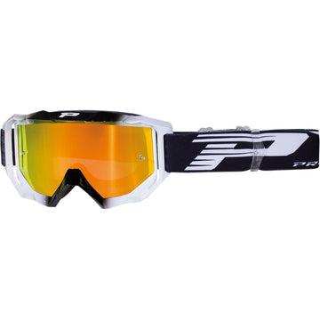 Pro Grip 3200 FL Goggle - Venom - Black/White - Orange Mirror Lens PZ3200NEBIFL