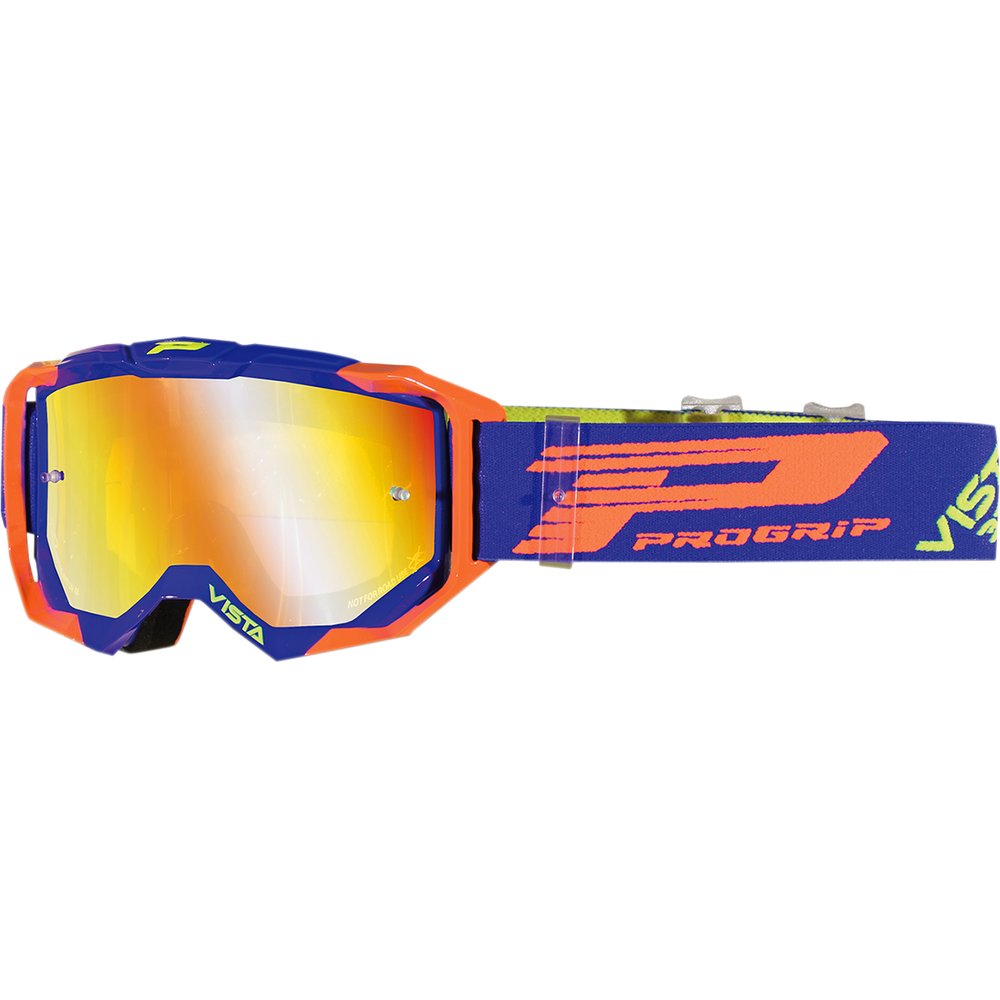 Pro Grip 3303 Vista Goggle - Blue/Fluorescent Orange - Orange Mirror PZ3303BAFL