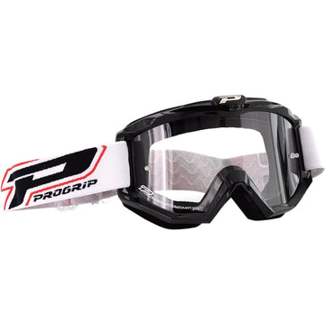 Pro Grip 3201 Raceline Goggle - Black - Clear PZ3201NE