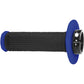 Pro Grip 708 Lock-On Grips - Blue/Black PA070800BL02