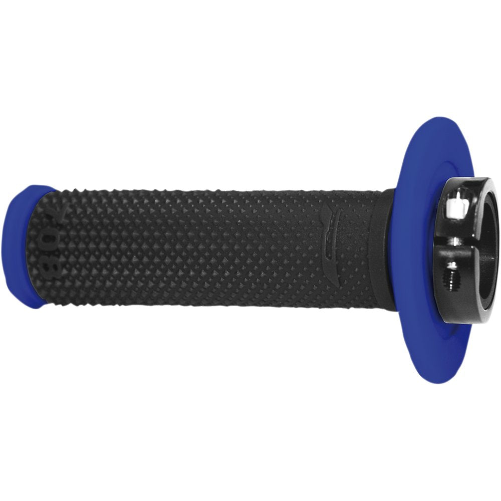 Pro Grip 708 Lock-On Grips - Blue/Black PA070800BL02
