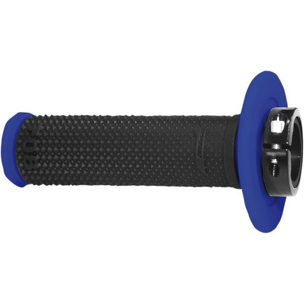 Pro Grip 708 Lock-On Grips - Blue/Black PA070800BL02