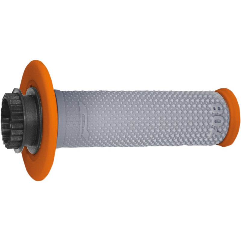 Pro Grip 708 Lock-On Grips - Orange/Gray PA070800ARGR