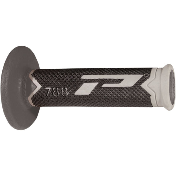 Pro Grip Cross Triple Density 788 Grips - Gray/Dark Gray/Black PA078800TGGN