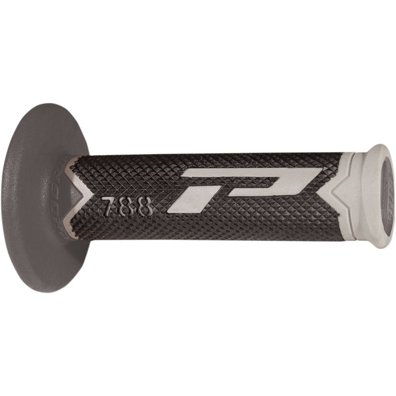 Pro Grip Cross Triple Density 788 Grips - Gray/Dark Gray/Black PA078800TGGN