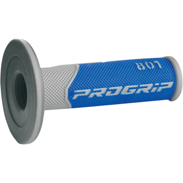 Pro Grip 801 Hybrid Duo-Density Cross Grips - Gray/Blue PA080100GRBL