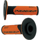 Pro Grip 801 Hybrid Duo-Density Cross Grips - Black/Orange PA080100NEAC